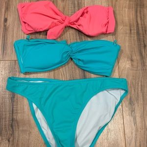 Victoria Secret Bikini w/ Two Tops Size S